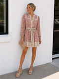 Sunday Best Floral Mini Dress | Pink Multi