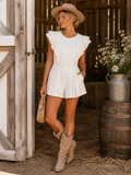 East West Romper | White